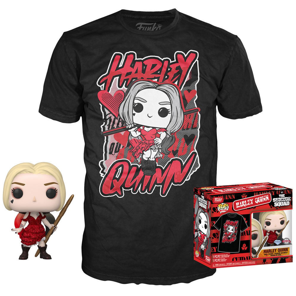 POP & Tee DC Comics Suicide Squad Harley Quinn Figure Set