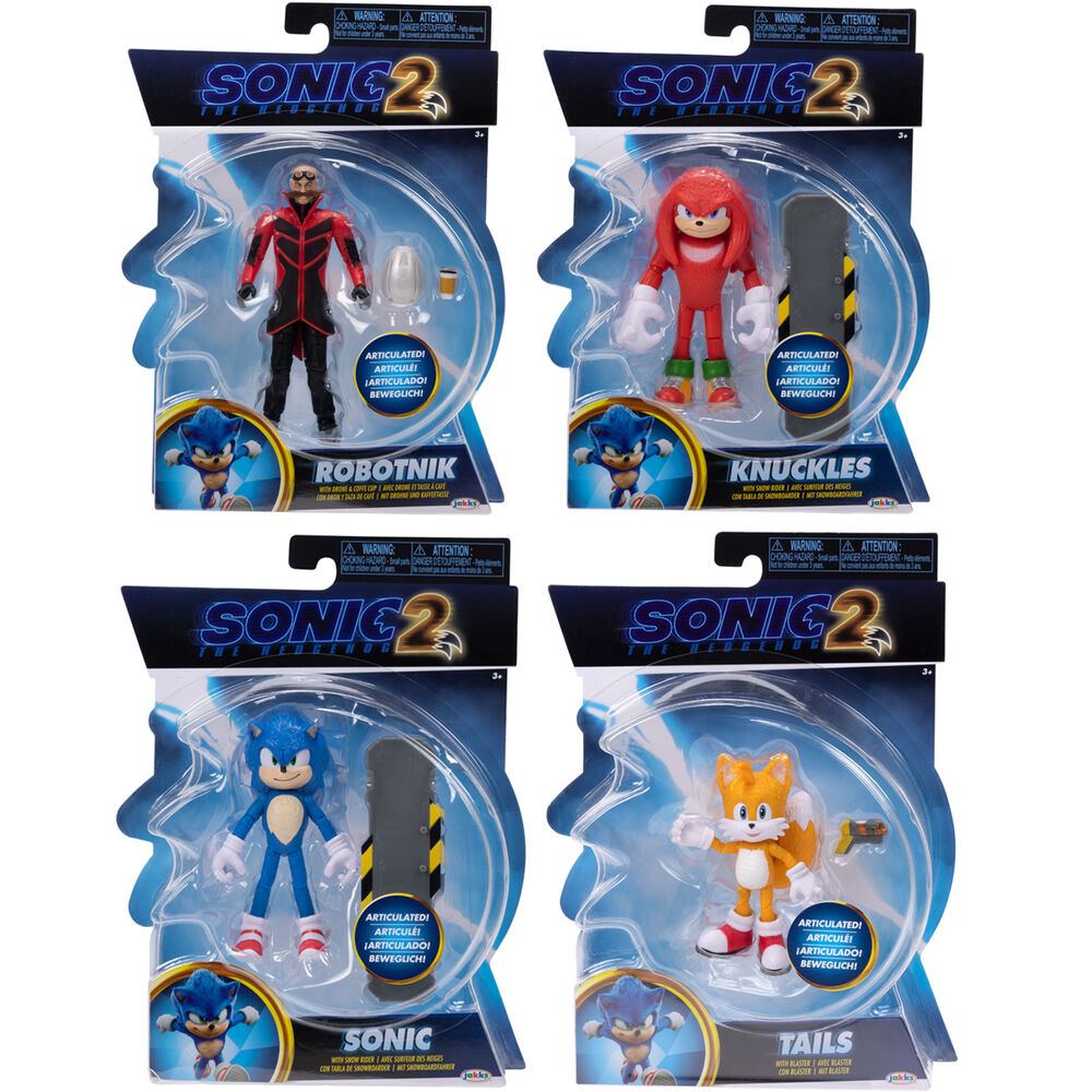 sonic 2 sonic the hedgehog figure 10cm assorted