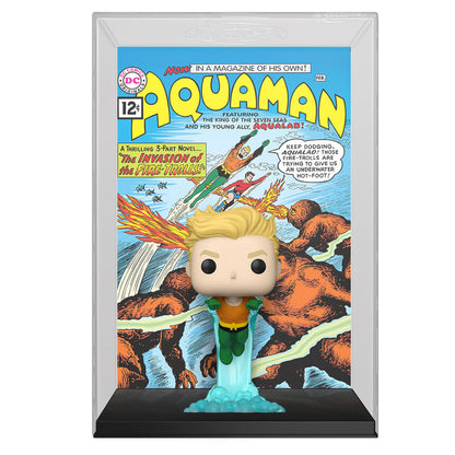 figure pop comic cover dc comics aquaman
