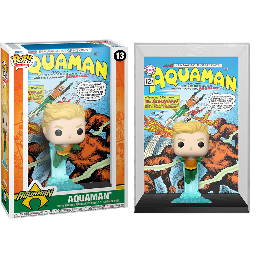 Action figure POP Comic Cover DC Comics Aquaman