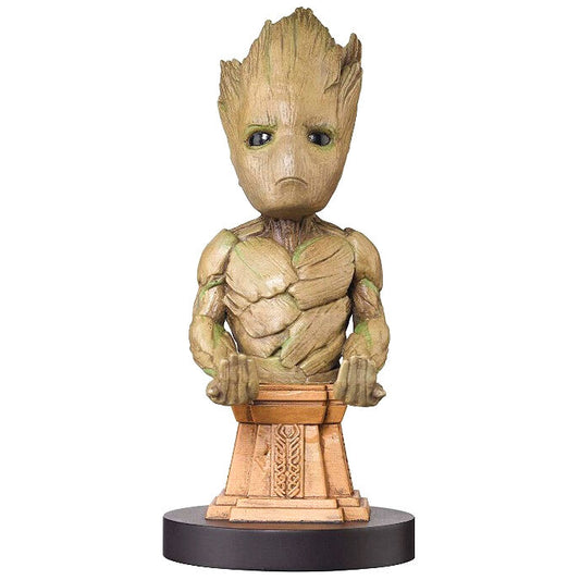 cable guy groot plinth figure holder stand from guardians of the galaxy marvel 20cm