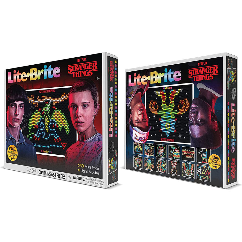 Lite Brite Stranger Things game