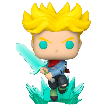 pop figure dragon ball super super saiyan trunks with sword