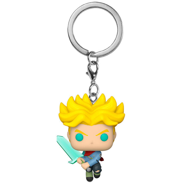 Chaveiro Pocket POP Dragon Ball Super Saiyan Trunks com Espada