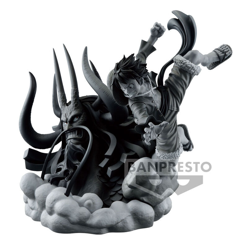 figure d luffy monkey the brush tones dioramatic one piece 20cm