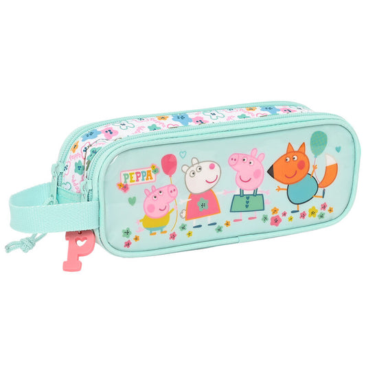 peppa pig cozy corner double pencil case