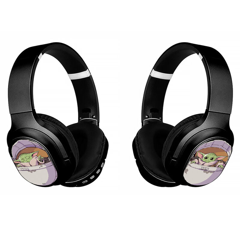 baby yoda mandalorian star wars wireless headphones