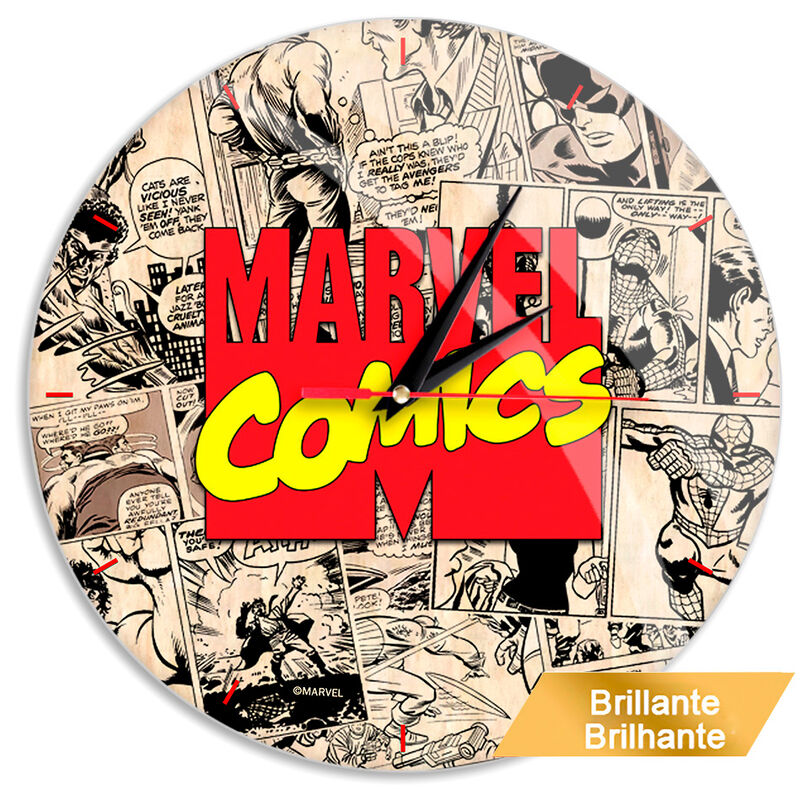marvel wall clock