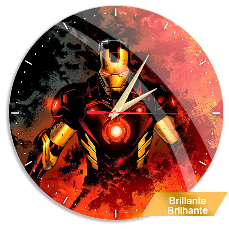 iron man marvel wall clock