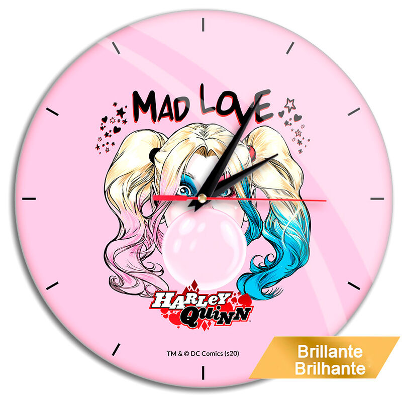 harley quinn suicide squad dc comics wall clock