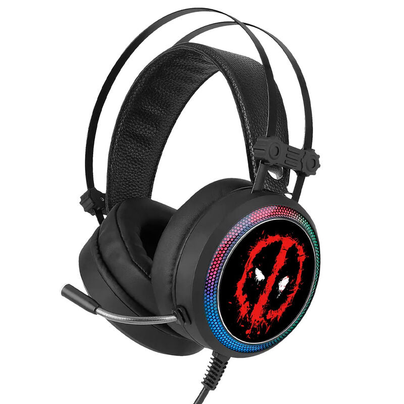 deadpool marvel gaming headphones