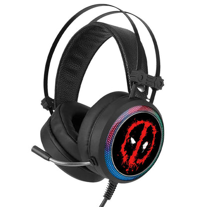 deadpool marvel gaming headphones