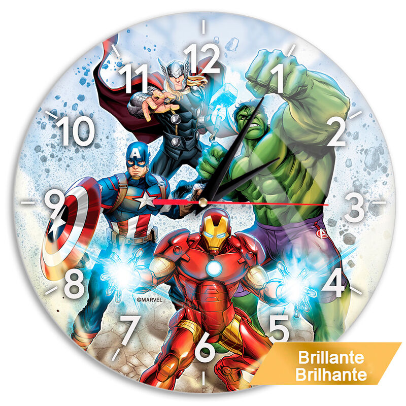avengers wall clock