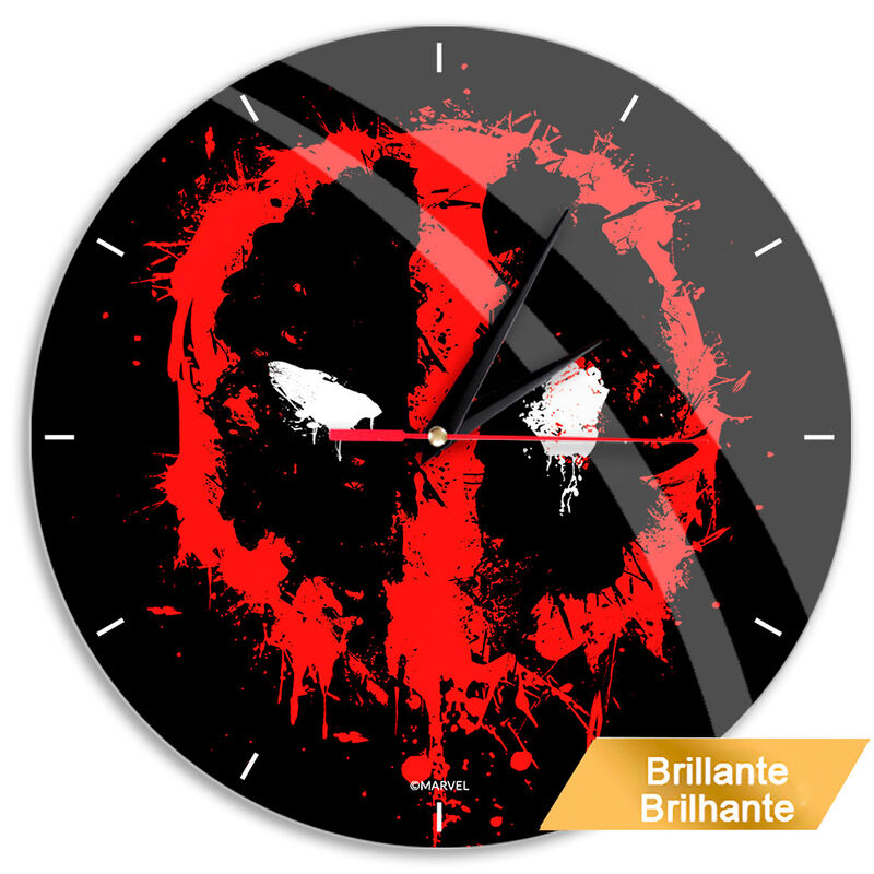 deadpool marvel wall clock