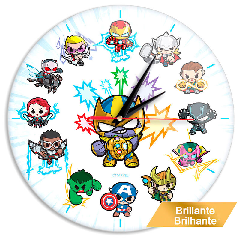 avengers marvel wall clock