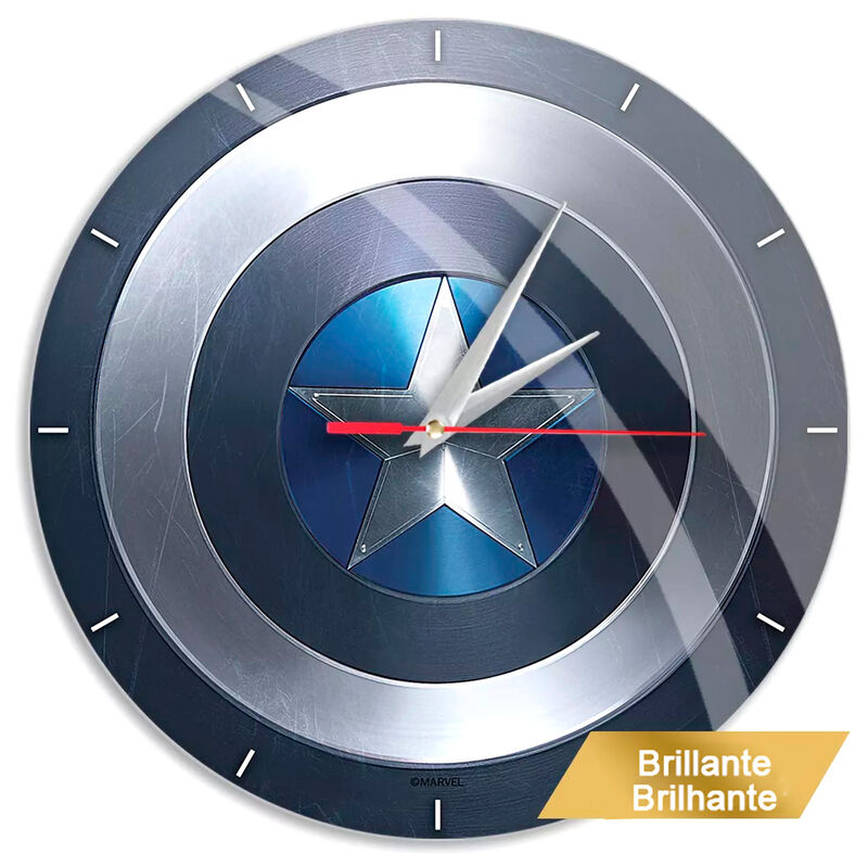 captain america marvel wall clock