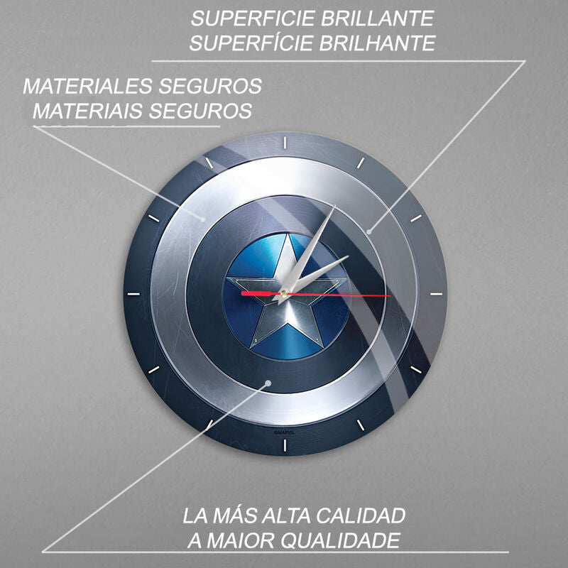 Horloge murale Captain America Marvel