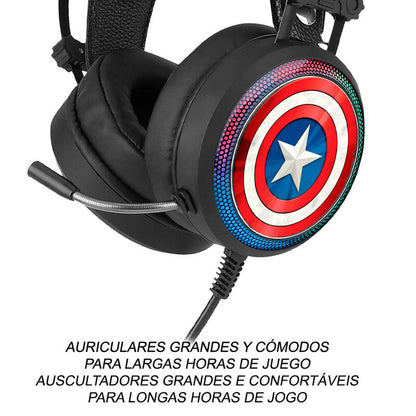 Captain America Marvel Gaming Kopfhörer