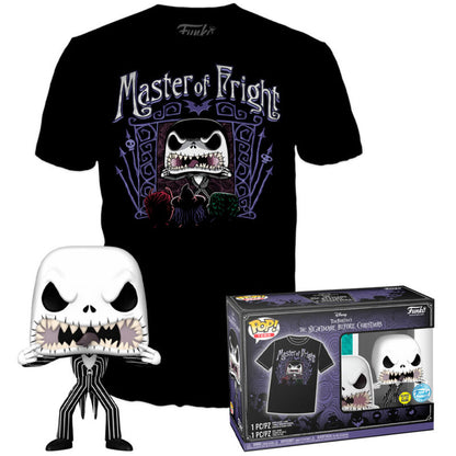disney nightmare before christmas pop & tee jack skellington exclusive figure set