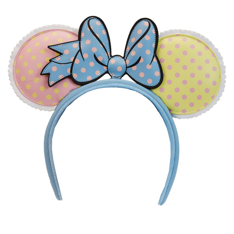 minnie mouse disney pastel polka dot ears headband