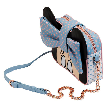 Bolso Loungefly de Minnie Mouse con lunares pastel de Disney