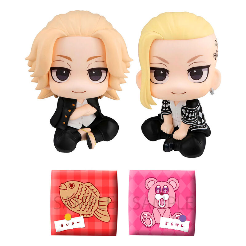 pack 2 figures manjiro sano and ken ryuguji look up tokyo revengers 11cm