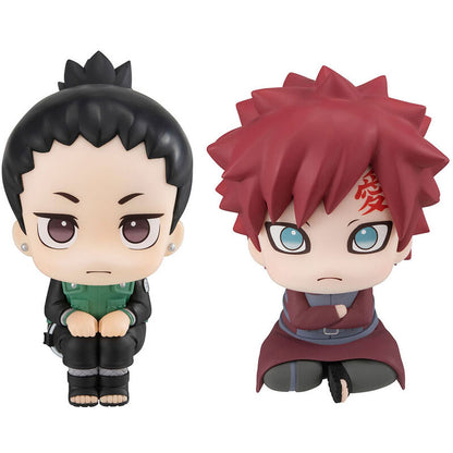 Pacote com 2 figuras Shikamaru Nara e Gaara de Naruto Shippuden 11 cm
