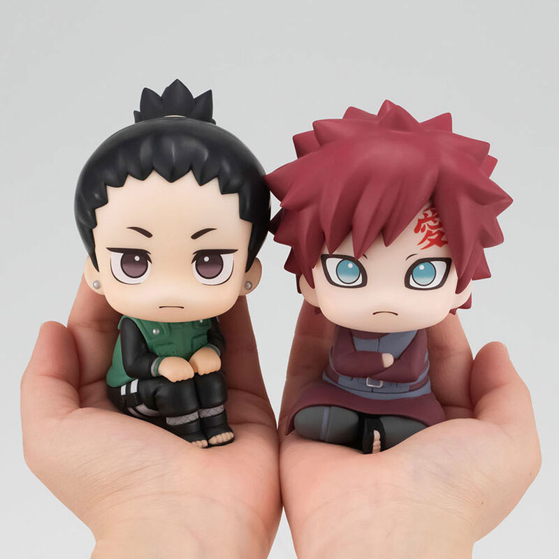 Pacote com 2 figuras Shikamaru Nara e Gaara de Naruto Shippuden 11 cm