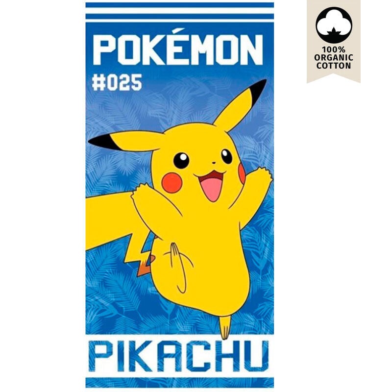 Pikachu Pokemon cotton towel
