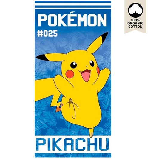 Pikachu Pokemon cotton towel