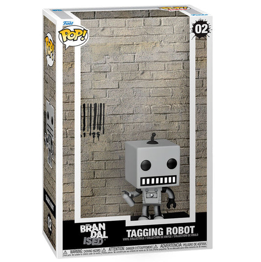 Figure POP Art Cover Brandalised Tagging Robot