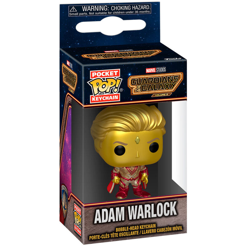 Chaveiro Pocket POP Marvel Guardiões da Galáxia 3 Adam Warlock