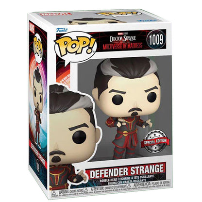 Figura POP exclusiva de Doctor Strange de Marvel Defender Strange