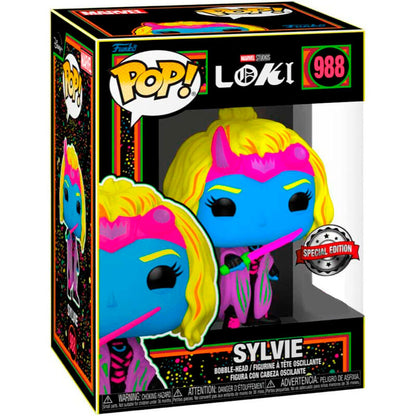 POP Figure Marvel Loki Silvye Black Light Exclusive