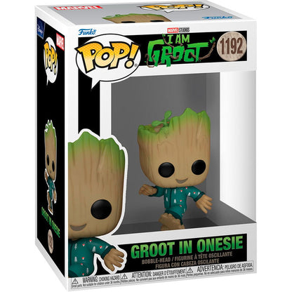 Marvel I am Groot POP figure - Groot in Onesie