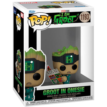 Marvel I am Groot POP figure - Groot in Onesie