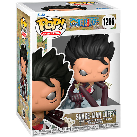pop figure one piece snake man luffy