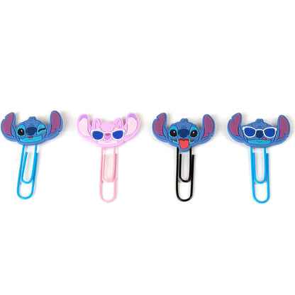 Blister pack of 4 Stitch clips from Disney