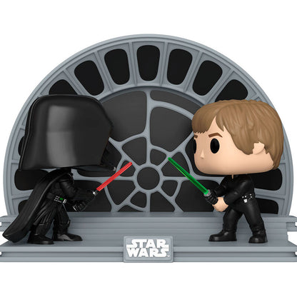 pop figure star wars 40th darth vader vs luke skywalker