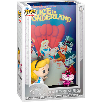 pop movie figure poster disney 100th anniversary alice in wonderland