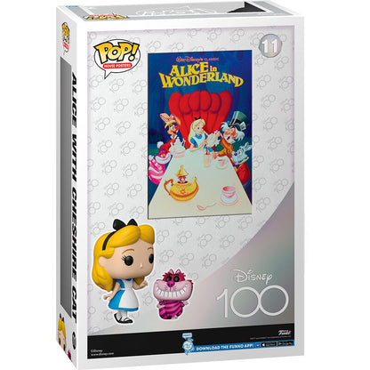 POP Movie Figure Poster Disney 100th Anniversary Alice in Wonderland