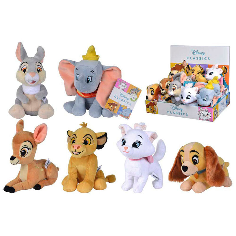 disney plush 17cm assorted