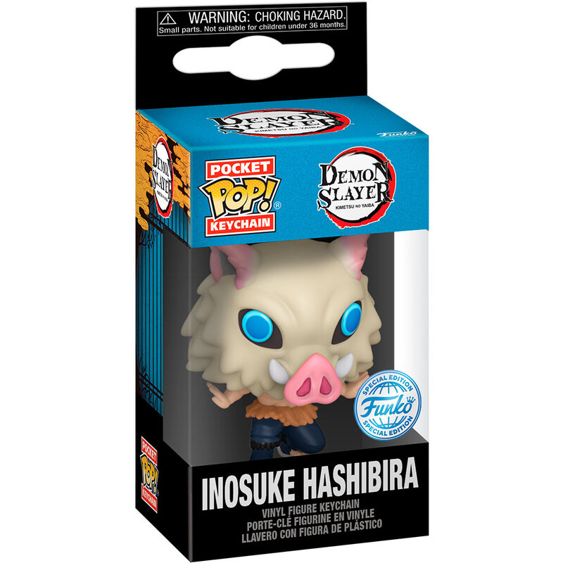 pocket pop demon slayer kimetsu no yaiba inosuke hashibira keychain
