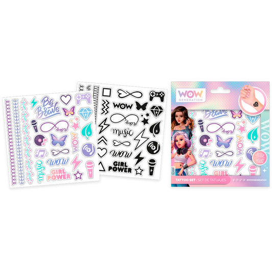 set 50 wow generation tattoos