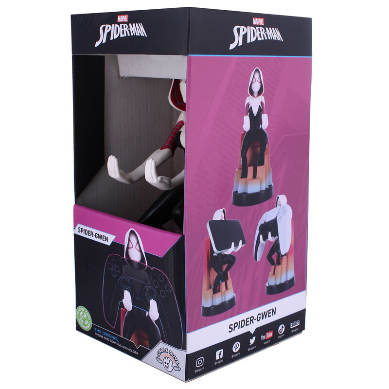 Cable Guy support stand for Spider Gwen Spiderman Marvel figure, 20cm