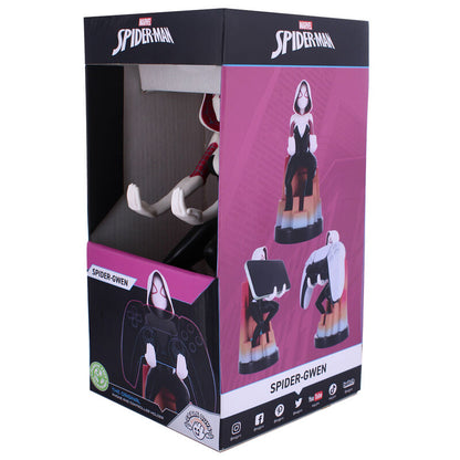Cable Guy support stand for Spider Gwen Spiderman Marvel figure, 20cm