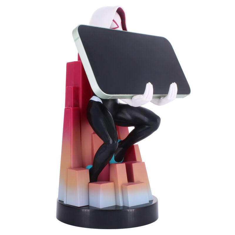Cable Guy support stand for Spider Gwen Spiderman Marvel figure, 20cm