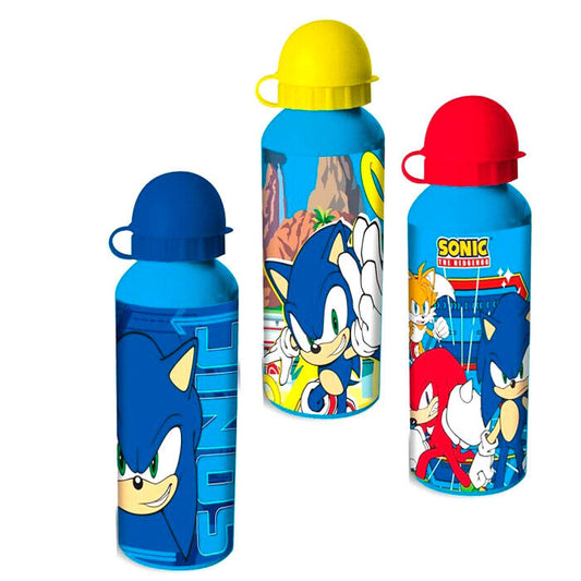 sonic the hedgehog assorted aluminum water bottle 500ml