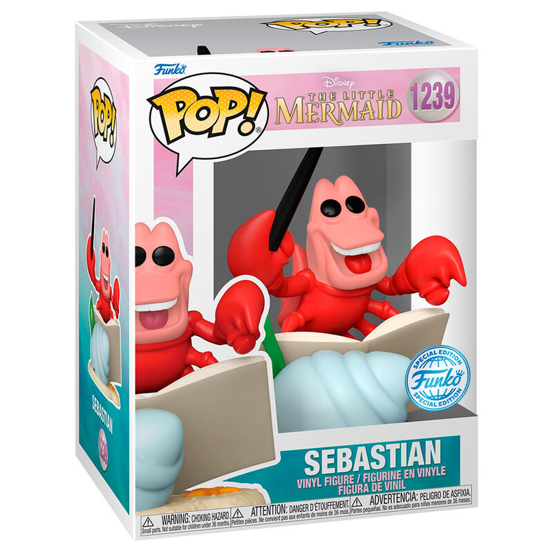 disney pop figure the little mermaid sebastian exclusive