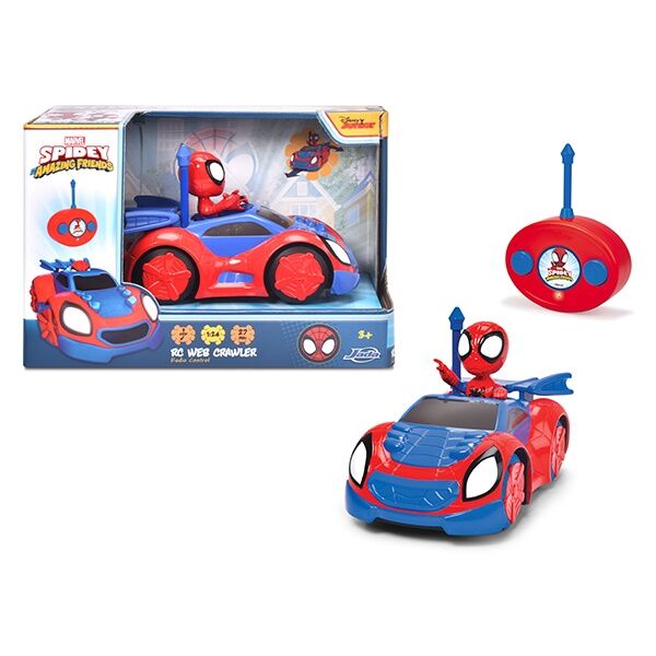 radio control car spidey spiderman marvel 1:24